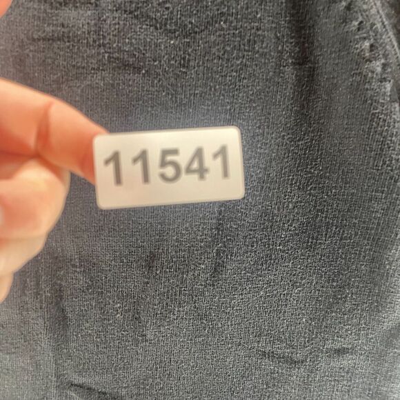 Eddie Bauer Sweater Adult XLT Black Blue Stripe Heavy Knit Pullover 1/4 Zip Mens - Picture 11 of 11